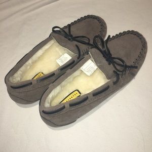 NEW Grey Moccasins